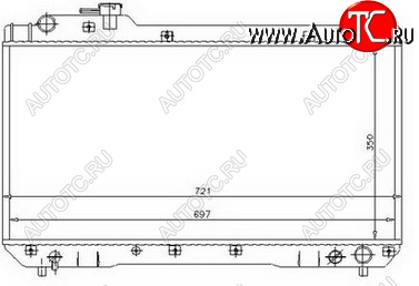 4 299 р. RAV4 РАДИАТОР ОХЛАЖДЕН MT 2 BODYPARTS tyrv494-912  с доставкой в г. Майкоп