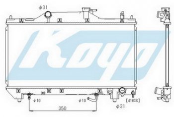6 849 р. AVENSIS РАДИАТОР ОХЛАЖДЕН AT 1.6 1.8 (KOYO) KOYORAD tyave00-911  с доставкой в г. Майкоп. Увеличить фотографию 1
