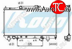 6 299 р. AVENSIS {7AFE} РАДИАТОР ОХЛАЖДЕН AT 1.8 (KOYO) KOYORAD tyave97-910  с доставкой в г. Майкоп