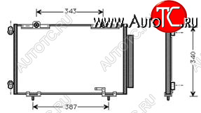 4 599 р. AVENSIS КОНДЕНСАТОР КОНДИЦ BODYPARTS tyave97-930  с доставкой в г. Майкоп