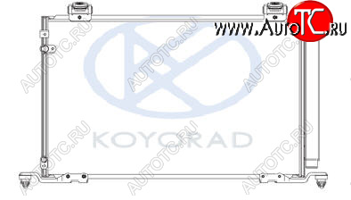 11 299 р. AVENSIS КОНДЕНСАТОР КОНДИЦ 2 , 2.4 (KOYO) KOYORAD tyave03-933  с доставкой в г. Майкоп
