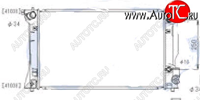 6 599 р. AVENSIS РАДИАТОР ОХЛАЖДЕН AT 2 2.4 BODYPARTS tyave03-912  с доставкой в г. Майкоп