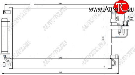 3 989 р. TUCSON КОНДЕНСАТОР КОНДИЦ BODYPARTS hntun04-931  с доставкой в г. Майкоп