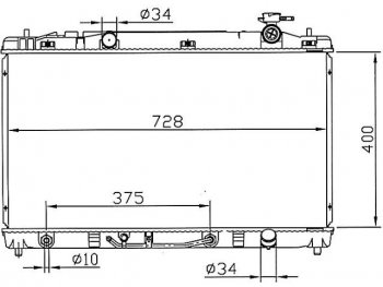 6 999 р. CAMRY РАДИАТОР ОХЛАЖДЕН AT 2.4 BODYPARTS tycam06-914  с доставкой в г. Майкоп. Увеличить фотографию 1