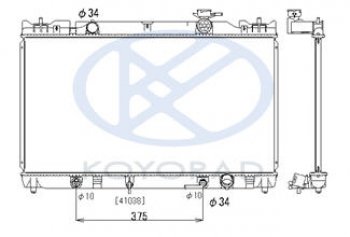 4 799 р. CAMRY РАДИАТОР ОХЛАЖДЕН AT 2 2.4 (1 ряд) BODYPARTS tycam02-910  с доставкой в г. Майкоп. Увеличить фотографию 1