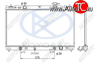 4 799 р. CAMRY РАДИАТОР ОХЛАЖДЕН AT 2 2.4 (1 ряд) BODYPARTS tycam02-910  с доставкой в г. Майкоп