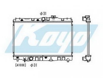 3 379 р. COROLLA {CARINA II 88-91 1.6} РАДИАТОР ОХЛАЖДЕН 1.3 MT (KOYO) KOYORAD tycrl88-911  с доставкой в г. Майкоп. Увеличить фотографию 1