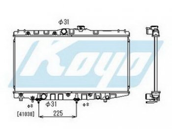 3 379 р. COROLLA РАДИАТОР ОХЛАЖДЕН AT 1.3 1.5 1.6 (KOYO) KOYORAD tycrl88-914  с доставкой в г. Майкоп. Увеличить фотографию 1