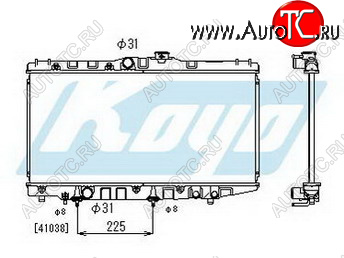 3 379 р. COROLLA РАДИАТОР ОХЛАЖДЕН AT 1.3 1.5 1.6 (KOYO) KOYORAD tycrl88-914  с доставкой в г. Майкоп