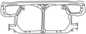 7 799 р. CAMRY СУППОРТ РАДИАТОРА (Тайвань) TYG tycam92-380  с доставкой в г. Майкоп. Увеличить фотографию 1