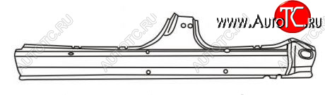 12 649 р. CAMRY ПОРОГ ЛЕВ (Тайвань) TYG tycam92-480-l  с доставкой в г. Майкоп