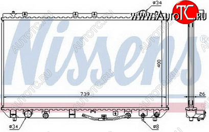12 749 р. CAMRY РАДИАТОР ОХЛАЖДЕН AT 3 BODYPARTS tycam97-912  с доставкой в г. Майкоп