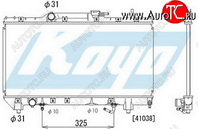 4 649 р. CARINA E РАДИАТОР ОХЛАЖДЕН AT 1.6 1.8 (KOYO) KOYORAD tycae92-917  с доставкой в г. Майкоп