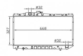 2 899 р. CARINA II РАДИАТОР ОХЛАЖДЕН 2 MT AT BODYPARTS tyca288-915  с доставкой в г. Майкоп. Увеличить фотографию 1
