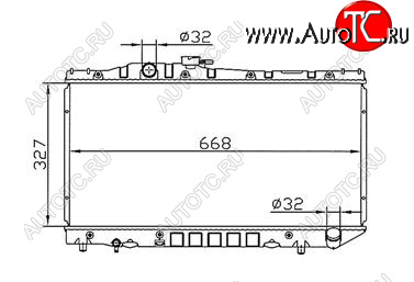 2 899 р. CARINA II РАДИАТОР ОХЛАЖДЕН 2 MT AT BODYPARTS tyca288-915  с доставкой в г. Майкоп