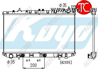5 249 р. P10 РАДИАТОР ОХЛАЖДЕН AT 1.8 (KOYO) KOYORAD nnp1091-915  с доставкой в г. Майкоп