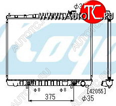 5 549 р. PATFINDER (+TERRANOQX4) РАДИАТОР ОХЛАЖДЕН AT 3.3 BODYPARTS nnpaf96-913  с доставкой в г. Майкоп