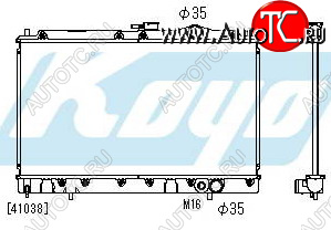 9 599 р. GALANT РАДИАТОР ОХЛАЖДЕН MT 1.8 2 (KOYO) KOYORAD mbgal88-910  с доставкой в г. Майкоп