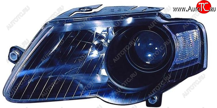 12 599 р. Левая фара (c электрокорректором, линзован) DEPO  Volkswagen Passat  B6 (2005-2011) седан  с доставкой в г. Майкоп
