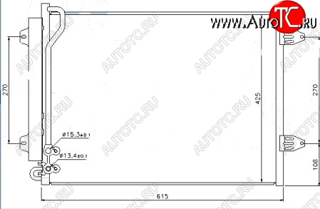 4 199 р. PASSAT КОНДЕНСАТОР КОНДИЦ (см.каталог) BODYPARTS vwpas05-931  с доставкой в г. Майкоп