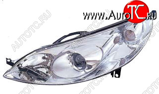 12 749 р. Левая фара (c электрокорректором) DEPO Peugeot 407 седан (2004-2010)  с доставкой в г. Майкоп