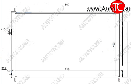 3 499 р. RAV4 КОНДЕНСАТОР КОНДИЦ (см.каталог) BODYPARTS tyrv406-931  с доставкой в г. Майкоп