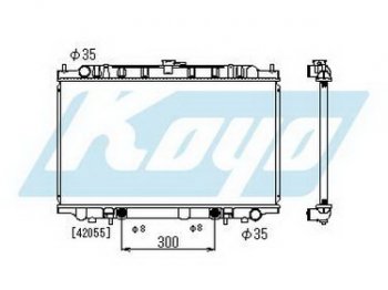 6 399 р. MAXIMA QX РАДИАТОР ОХЛАЖДЕН AT 2 3 (KOYO) KOYORAD nnmxq95-910  с доставкой в г. Майкоп. Увеличить фотографию 1