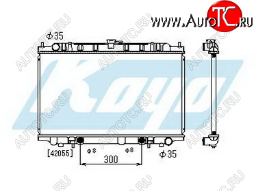 6 399 р. MAXIMA QX РАДИАТОР ОХЛАЖДЕН AT 2 3 (KOYO) KOYORAD nnmxq95-910  с доставкой в г. Майкоп