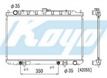 6 399 р. MAXIMA QX РАДИАТОР ОХЛАЖДЕН AT 2 3 (KOYO) KOYORAD nnmxq00-911  с доставкой в г. Майкоп. Увеличить фотографию 1