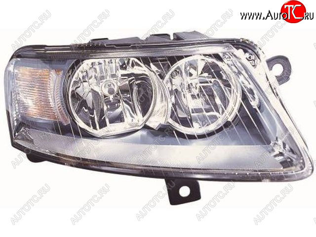 8 449 р. Правая фара (под корректор) DEPO Audi A6 C6 дорестайлинг, седан (2004-2008)  с доставкой в г. Майкоп