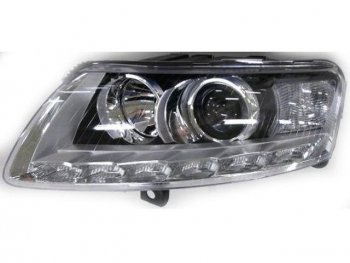 47 999 р. AUDI A6 ФАРА Л+П (КОМПЛЕКТ) (КСЕНОН) ТЮНИНГ ЛИНЗОВАН (DEVIL EYES) ДИОД -D2S- (DEPO) DEPO ai0a604-006-n  с доставкой в г. Майкоп. Увеличить фотографию 1