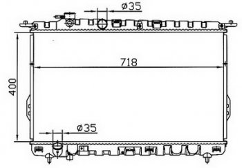 3 299 р. SONATA (SONATA 99-01MAGENTIS 01-) РАДИАТОР ОХЛАЖДЕН MT BODYPARTS hnson02-912  с доставкой в г. Майкоп. Увеличить фотографию 1