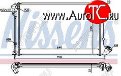6 299 р. 406 РАДИАТОР ОХЛАЖДЕН (NISSENS) (NRF) (GERI) (см.каталог) NISSENS pg40696-911  с доставкой в г. Майкоп