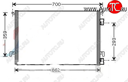 4 299 р. VECTRA (+SIGNUM) КОНДЕНСАТОР КОНДИЦ (см.каталог) BODYPARTS opvca02-931  с доставкой в г. Майкоп