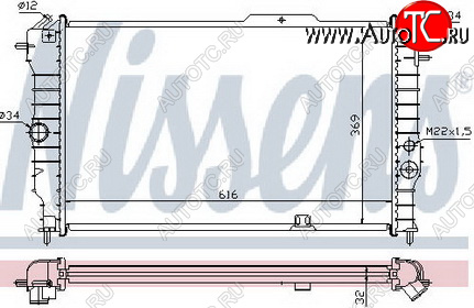 2 299 р. VECTRA (+ CALIBRA 90-) РАДИАТОР ОХЛАЖДЕН (см.каталог) BODYPARTS opvca88-917  с доставкой в г. Майкоп