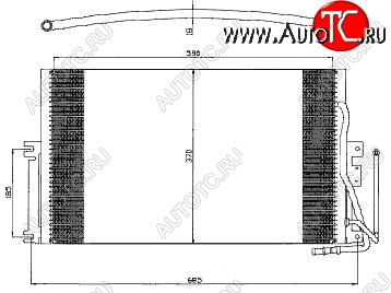5 799 р. VECTRA КОНДЕНСАТОР КОНДИЦ BODYPARTS opvca99-930  с доставкой в г. Майкоп
