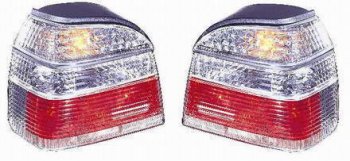 8 749 р. GOLF ФОНАРЬ ЗАДН ВНЕШН Л+П (КОМПЛЕКТ) ПРОЗРАЧ (DEPO) БЕЛ-КРАСН DEPO vwglf92-740wr-n  с доставкой в г. Майкоп. Увеличить фотографию 1