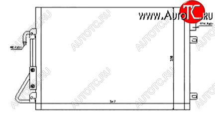 3 289 р. LOGAN КОНДЕНСАТОР КОНДИЦ (см.каталог) BODYPARTS rnlog05-931  с доставкой в г. Майкоп