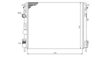 2 189 р. CLIO (+SYMBOL 98- KANGOO 98- LOGAN 04-) РАДИАТОР ОХЛАЖДЕН BODYPARTS rncli98-914  с доставкой в г. Майкоп. Увеличить фотографию 1