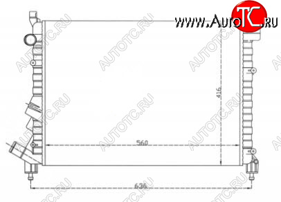 2 659 р. LAGUNA РАДИАТОР ОХЛАЖДЕН (см.каталог) BODYPARTS rnlag94-912  с доставкой в г. Майкоп