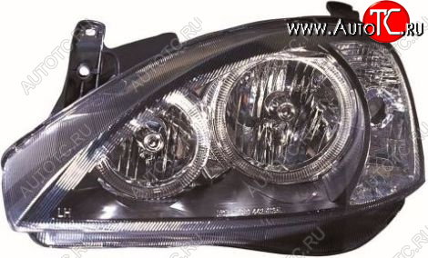 25 749 р. CORSA ФАРА Л+П (КОМПЛЕКТ) ТЮНИНГ С 2 СВЕТЯЩ ОБОДК ВНУТРИ (DEPO) ЧЕРН DEPO opcor01-003b-n  с доставкой в г. Майкоп