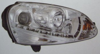 22 849 р. GOLF ФАРА Л+П (КОМПЛЕКТ) ТЮНИНГ (DEVIL EYES) ЛИНЗОВАН (SONAR) ВНУТРИ ХРОМ SONAR vwglf04-004h-n  с доставкой в г. Майкоп. Увеличить фотографию 1
