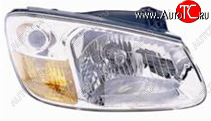 8 999 р. Правая фара (c электрокорректором) DEPO KIA Cerato 1 LD седан дорестайлинг (2003-2007)  с доставкой в г. Майкоп