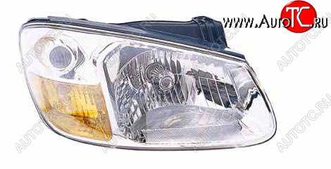 5 849 р. Правая фара DEPO KIA Cerato 1 LD седан рестайлинг (2005-2008)  с доставкой в г. Майкоп