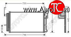 4 399 р. SANTA FE КОНДЕНСАТОР КОНДИЦ BODYPARTS hnsfe01-930  с доставкой в г. Майкоп