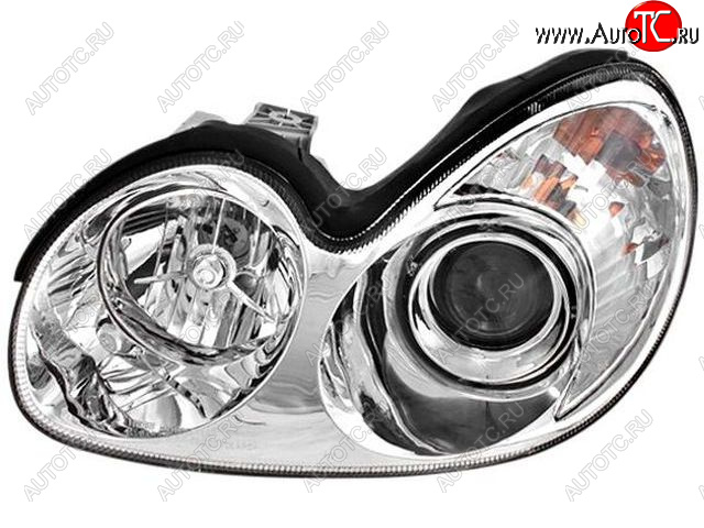 5 999 р. Левая фара BODYPARTS Hyundai Sonata EF рестайлинг ТагАЗ (2001-2013)  с доставкой в г. Майкоп