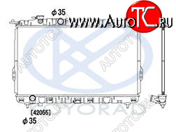 8 799 р. SONATA {SONATA 99-01} РАДИАТОР ОХЛАЖДЕН MT (KOYO) KOYORAD hnson02-910  с доставкой в г. Майкоп
