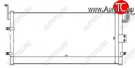 4 399 р. SONATA КОНДЕНСАТОР КОНДИЦ BODYPARTS hnson98-930  с доставкой в г. Майкоп