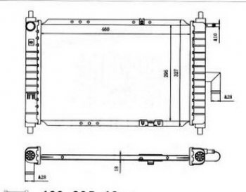 3 269 р. MATIZ 01- РАДИАТОР ОХЛАЖДЕН MT BODYPARTS dwmiz01-910  с доставкой в г. Майкоп. Увеличить фотографию 1