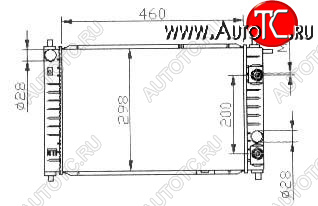 1 769 р. MATIZ РАДИАТОР ОХЛАЖДЕН AT BODYPARTS dwmiz01-912  с доставкой в г. Майкоп